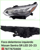 Foco delantero izq Nissan Sentra SR LED 20-23