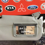 Visera Der Mitsubishi Outlander 07-13