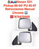 Retrovisor izq/der Nissan Pickup 86-97