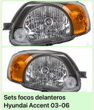 Foco delantero hyundai Accent 03-06