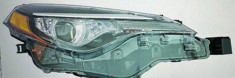 Foco delantero der Toyota Corolla 17-19
