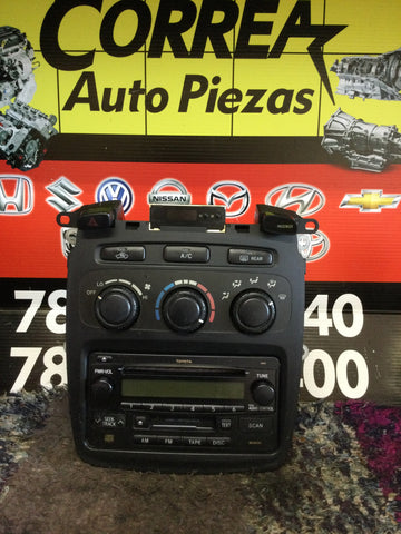 Careta de Control de Aire/Radio Toyota Highlander 01-07