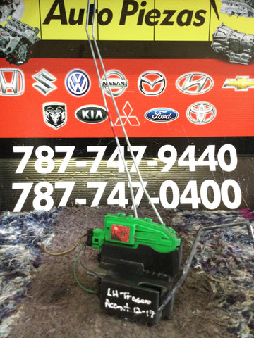 Cerradura de Puerta Izq Tras Hyundai Accent 12-17