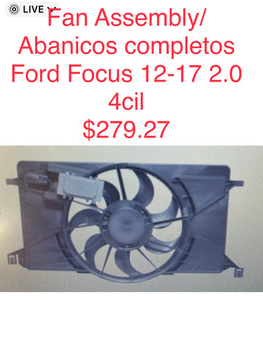 Abanico Ford Focus 12-17