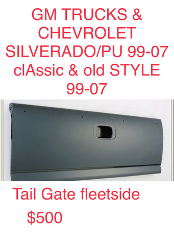 Compuerta Chevrolet Silverado 1500 99-07