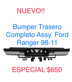 Bumper Trasero Ford Ranger 98-11