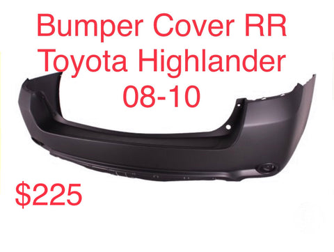 Bumper Trasero Toyota Highlander 08-10