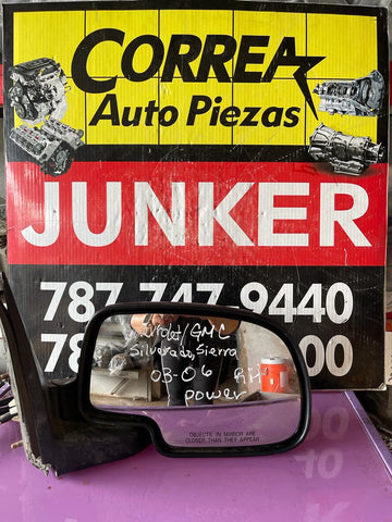 Retrovisor Der GMC/Chevrolet Silverado,Sonoma,Safari, Sierra 99-07
