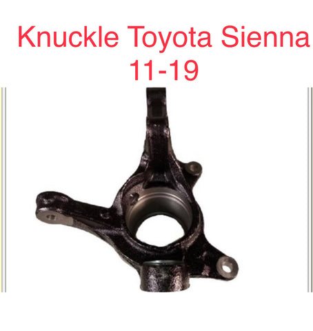 Knuckle izq Toyota Sienna/Highlander/Lexus 11-19