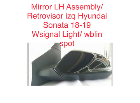 Retrovisor izq Hyundai Sonata 18-19