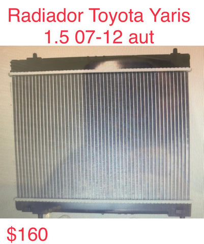Radiador de Toyota Yaris 1.5 automático 07-12