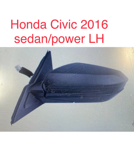 Retrovisor izq Honda Civic 2016