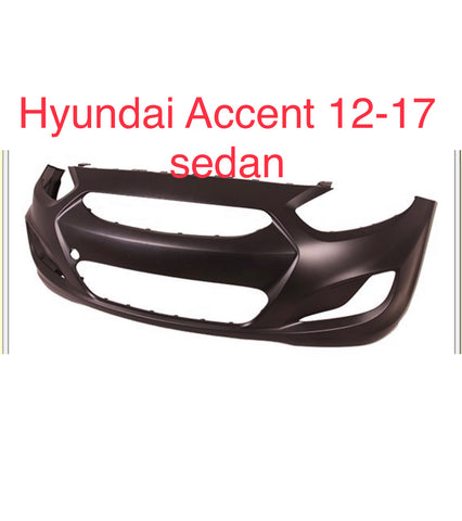 Bumper delantero Hyundai Accent Sedan 12-17