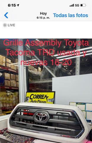 Parilla Toyota Tacoma 16-21