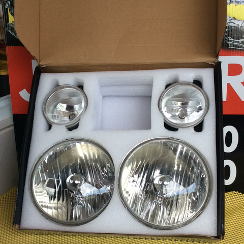 Set Focos Delanteros y Luz Antiniebla Chrysler/Jeep
