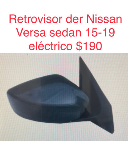 Retrovisor der Nissan Versa 15-19