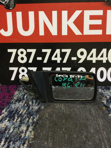 Retrovisor der Toyota Corolla 83-85