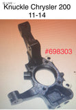 Knuckle izq Chrysler 200/Avenger/Sebrin 200 11-14
