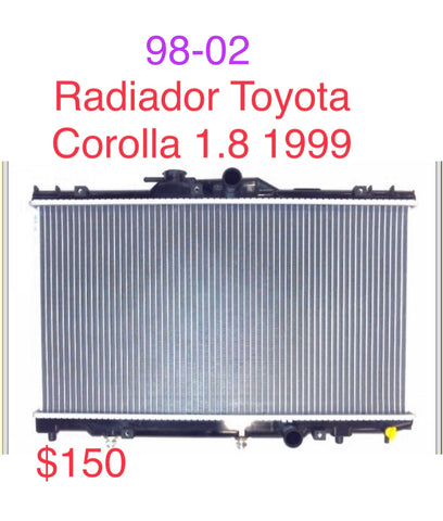 Radiador Toyota Corolla 98-02