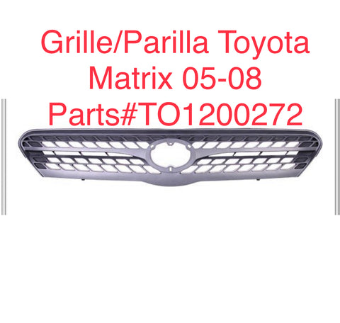 Parrilla Toyota Matrix 05-08
