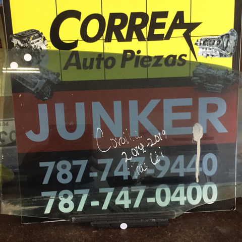 Cristal tras Lh Toyota COROLLA 14-19