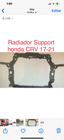 Soporte Radiador Honda CRV 17-21