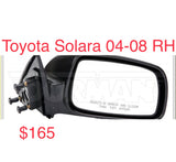 Retrovisor Der Toyota Solara 04-08