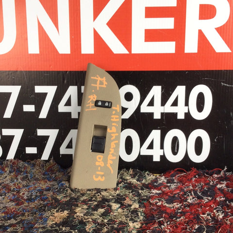 Control de Ventana der Toyota Highlander 08-13