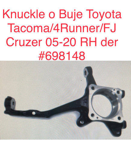 Knuckle (buje) der Toyota Tacoma 05-20