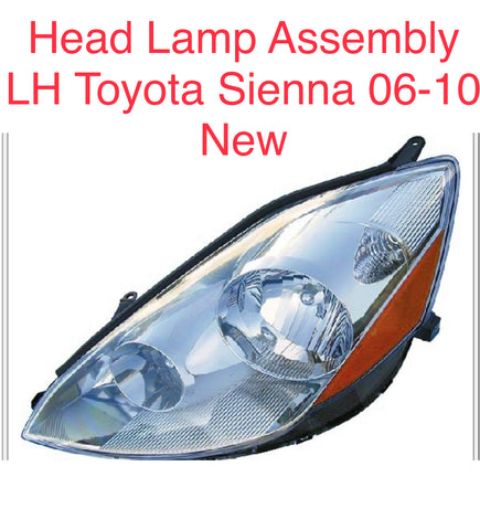 Foco delantero Izq Toyota Sienna 06-10